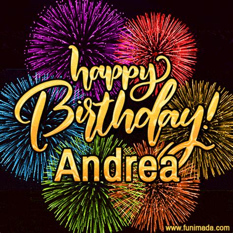 happy birthday andrea images|Happy Birthday, Andrea! Celebrate with joy, colorful fireworks,。